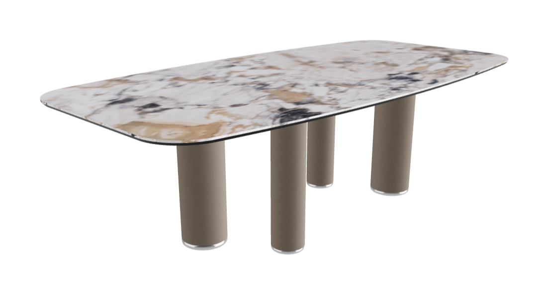 240x120x75h Barrel Shaped_Makalu_Titanium Embossed