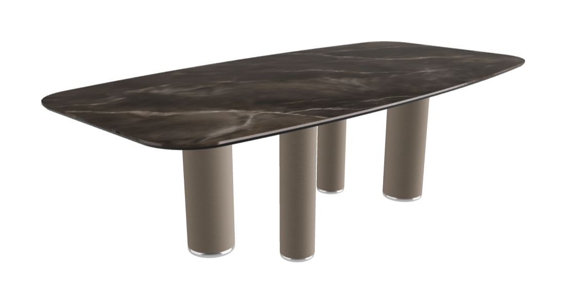 240x120x75h Barrel Shaped_Andromeda_Titanium Embossed