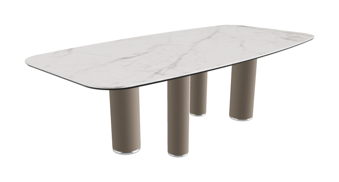 240x120x75h Barrel Shaped_Matt Invisible_Titanium Embossed