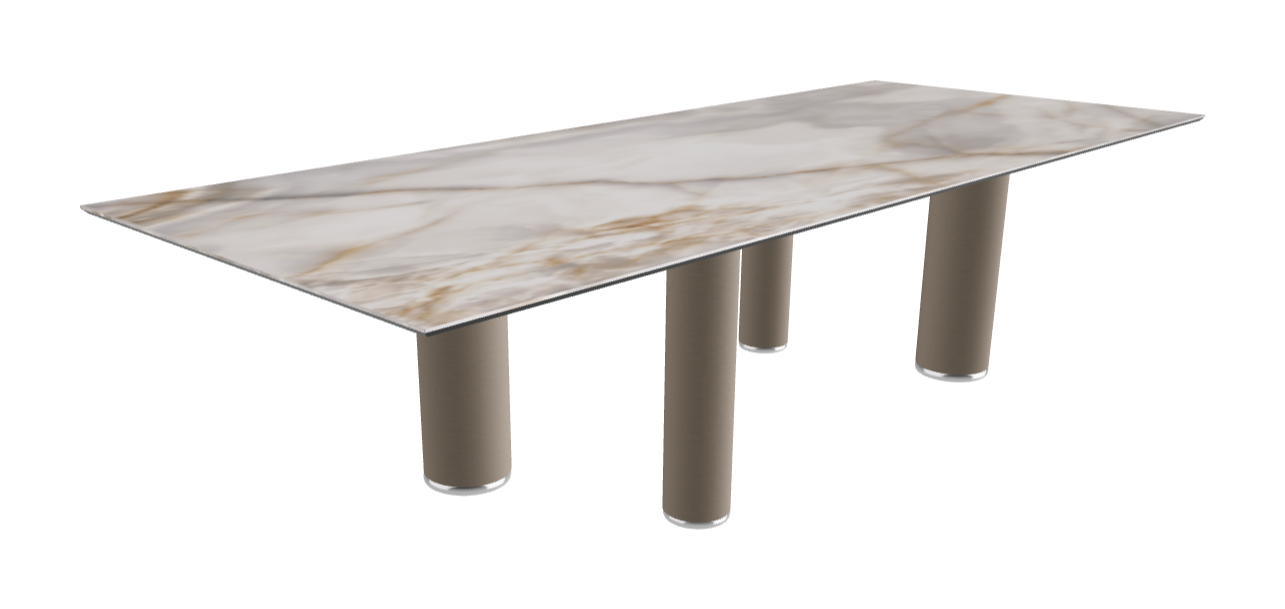 300x120x75h Rectangle Shaped_Alabastro_Titanium Embossed