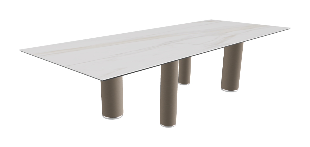 300x120x75h Rectangle Shaped_Matt Golden Calacatta_Titanium Embossed
