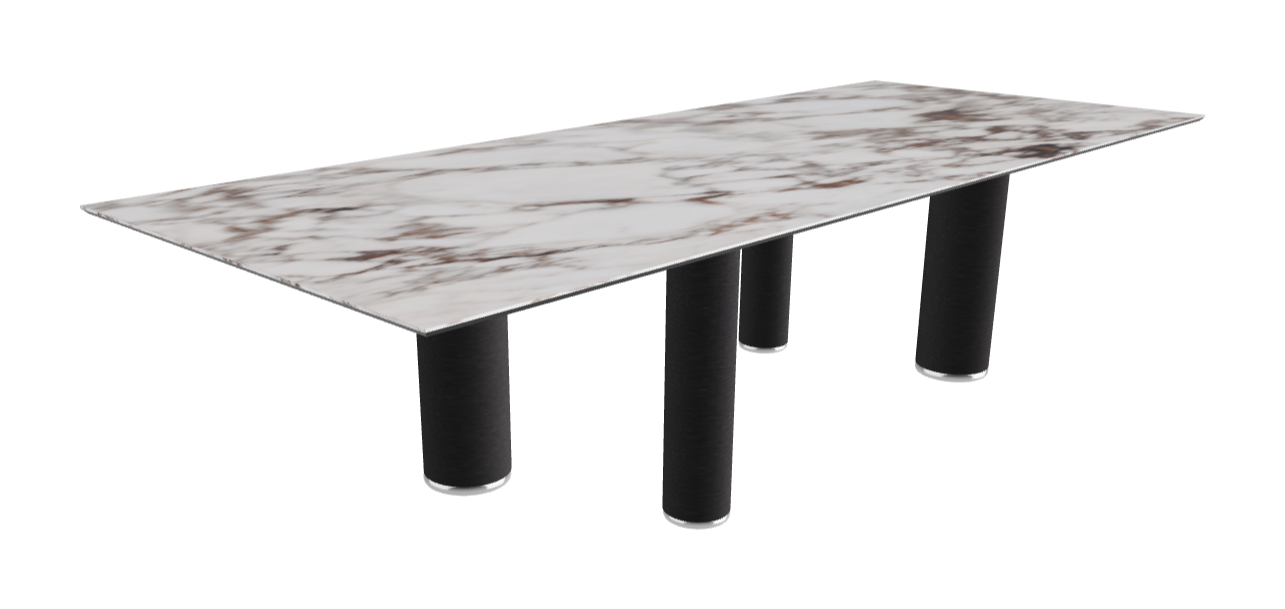 300x120x75h Rectangle Shaped_Breccia_Black Embossed