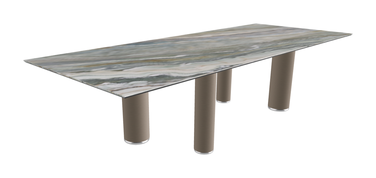 300x120x75h Rectangle Shaped_Kaindy_Titanium Embossed