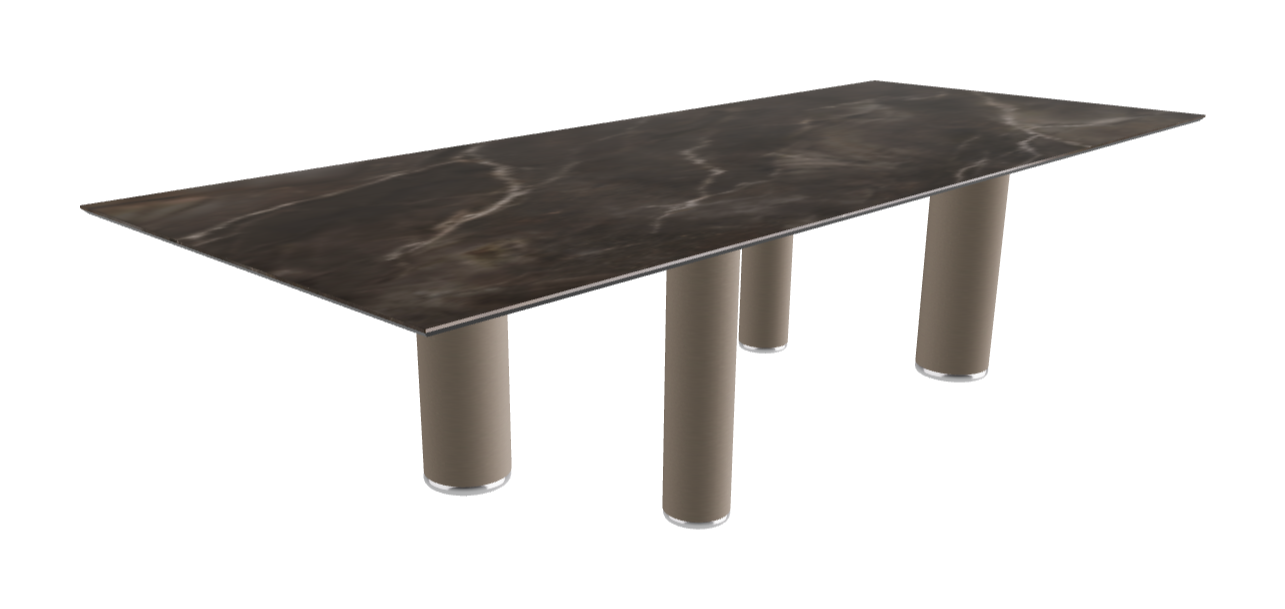 300x120x75h Rectangle Shaped_Andromeda_Titanium Embossed