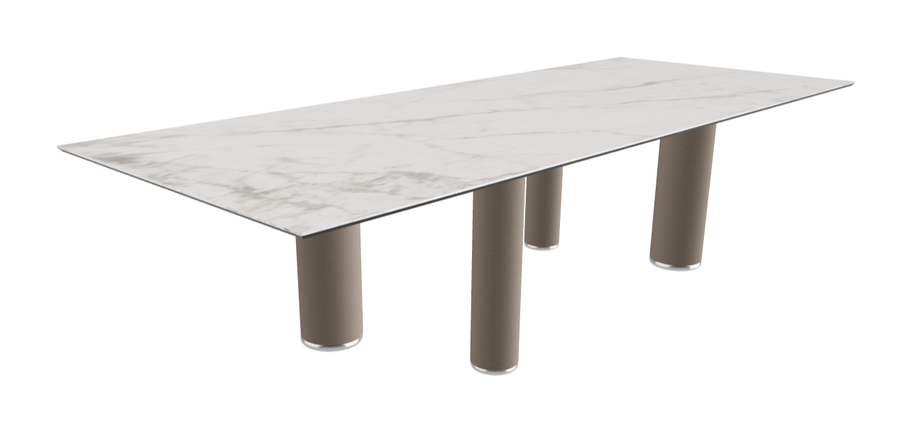300x120x75h Rectangle Shaped_Matt Invisible_Titanium Embossed