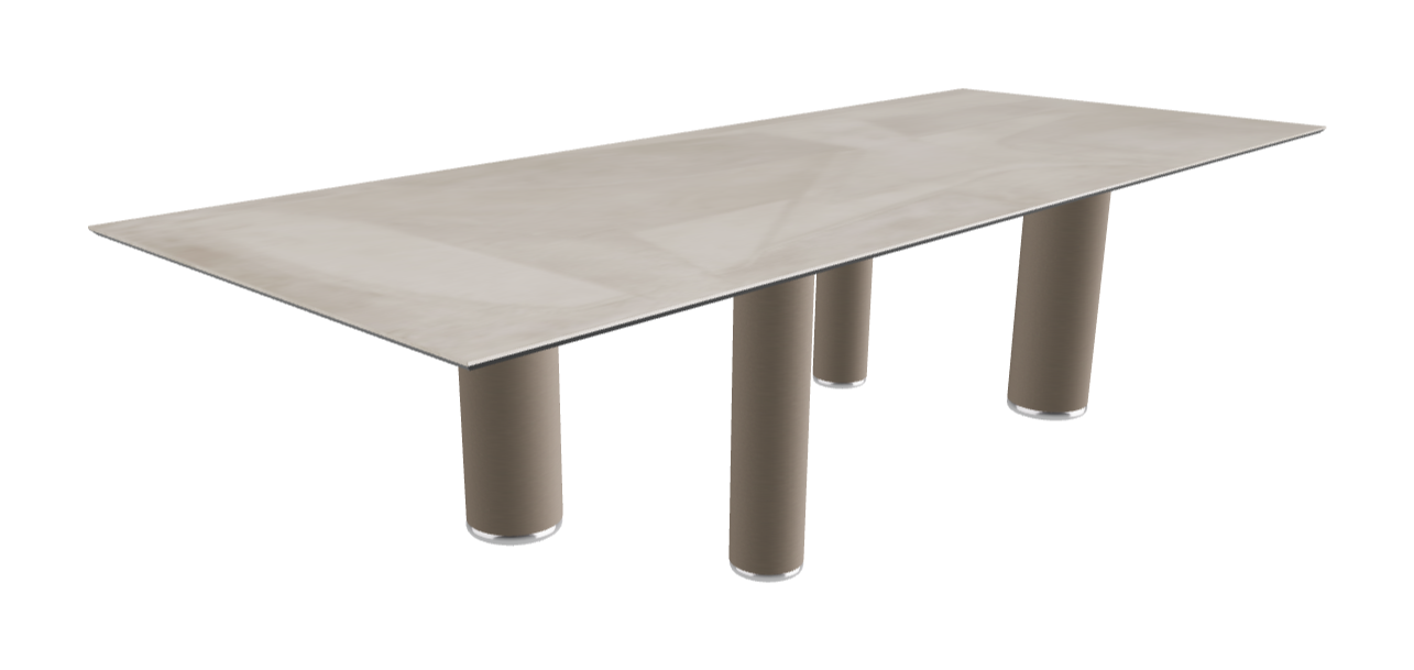 300x120x75h Rectangle Shaped_Luxor_Titanium Embossed