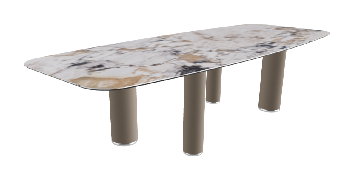 300x120x75h Barrel Shaped_Makalu_Titanium Embossed