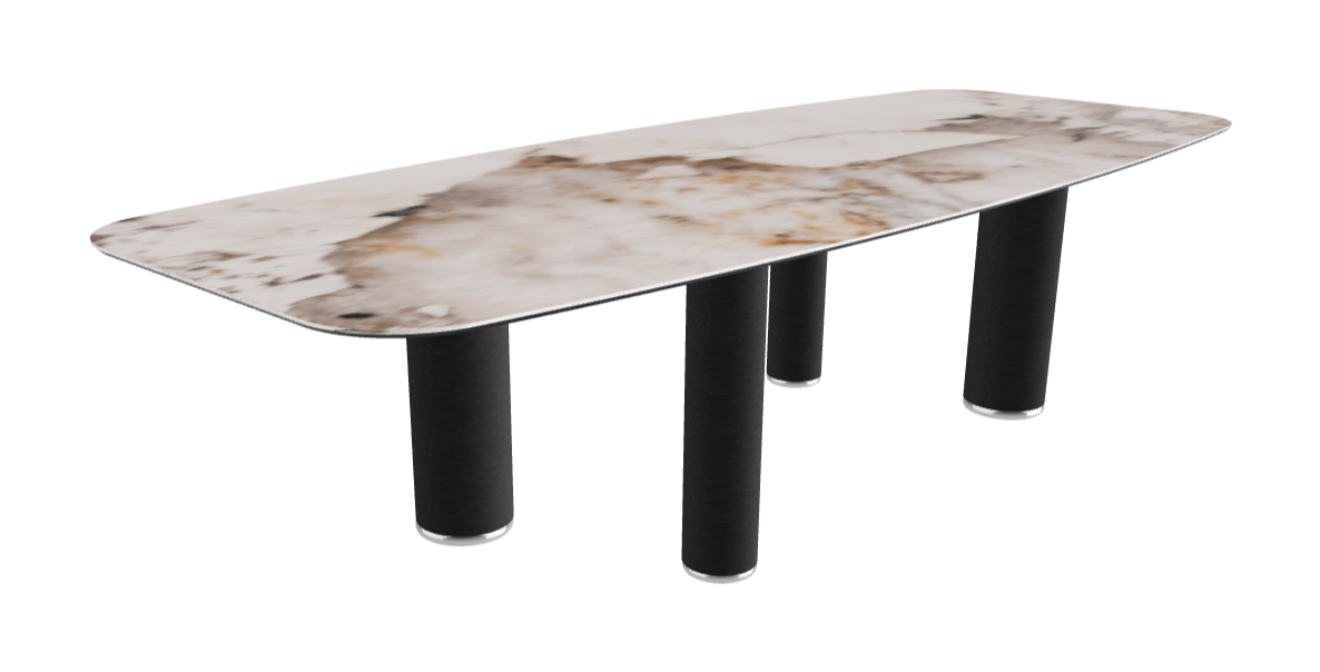 300x120x75h Barrel Shaped_Corcovado_Black Embossed