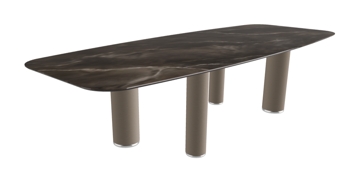 300x120x75h Barrel Shaped_Andromeda_Titanium Embossed