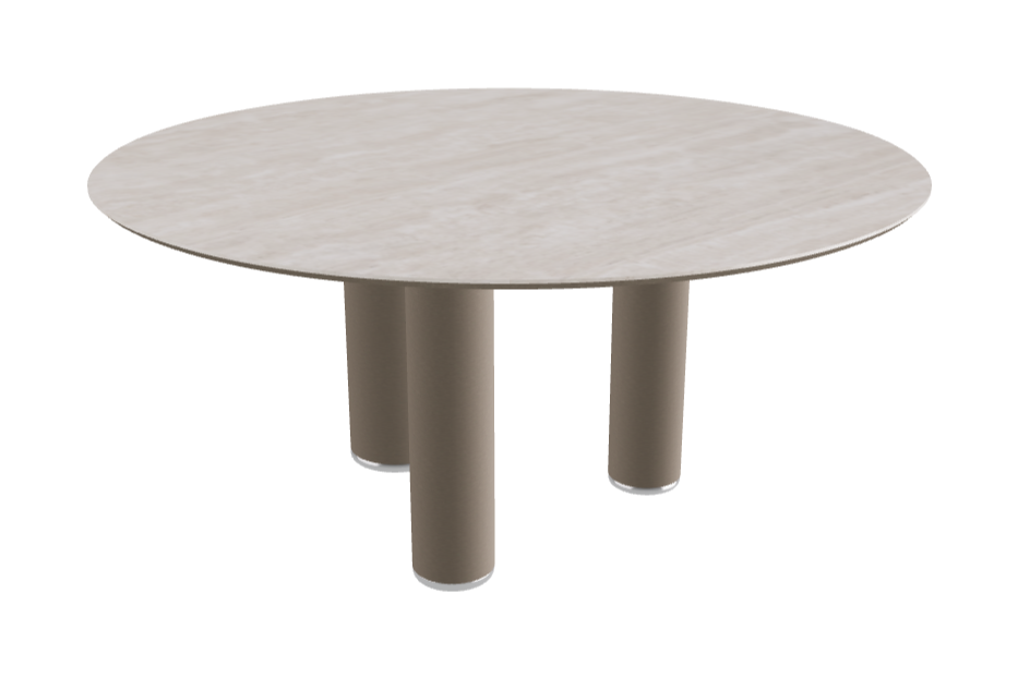 Diameter 158 x Height 75 cm Round Shaped_Colosseo_Titanium Embossed