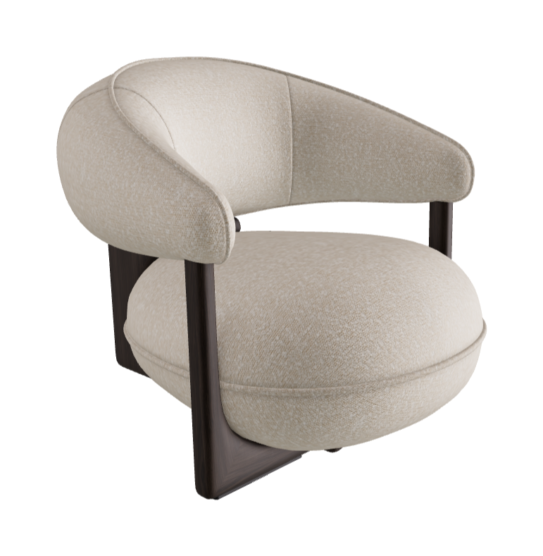 Ruby Lounge Armchair_Burned Oak Stained Ashwood_Fabric_B241