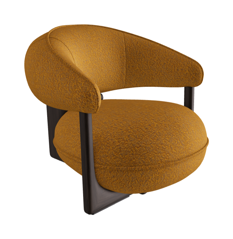 Ruby Lounge Armchair_Burned Oak Stained Ashwood_Fabric_B247