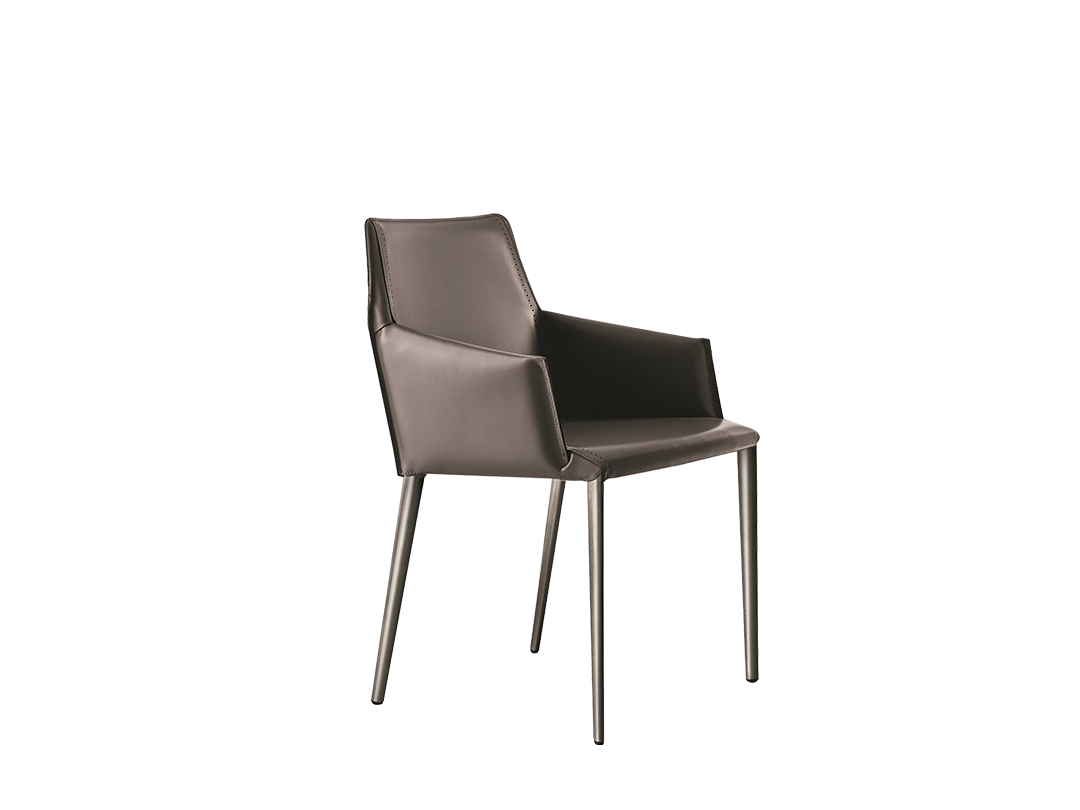 Sally Chair in lacquered metal frame
