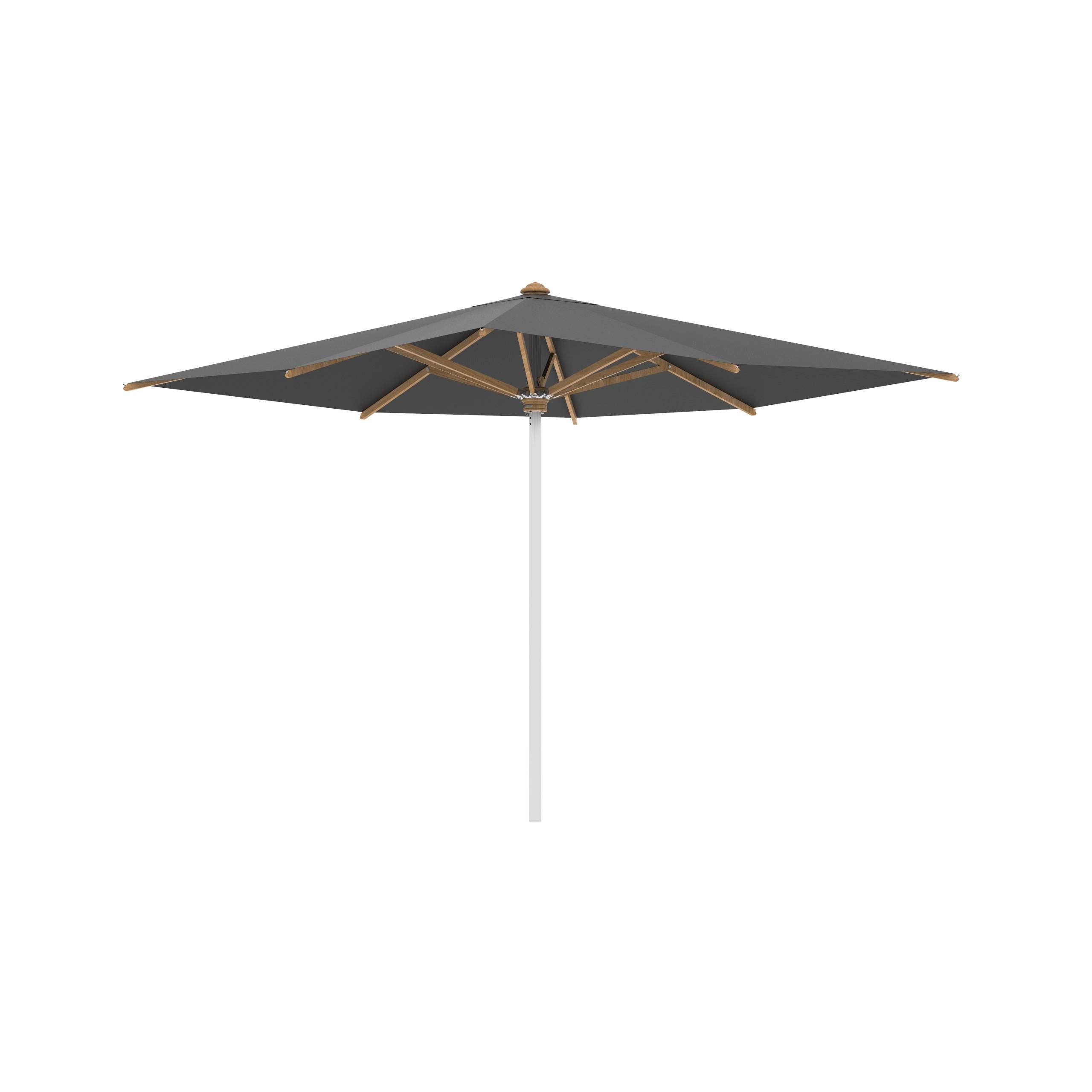 Shady Parasol In Inox 3x3m Black El. Polished