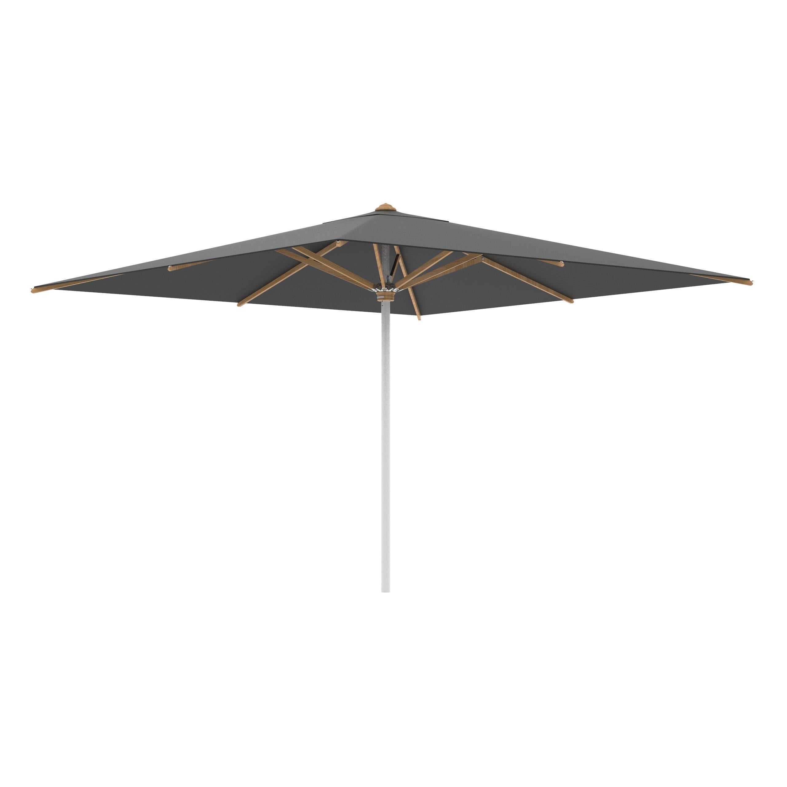 Shady Umbrella In St. Steel 3,5x3,5m Black Uni