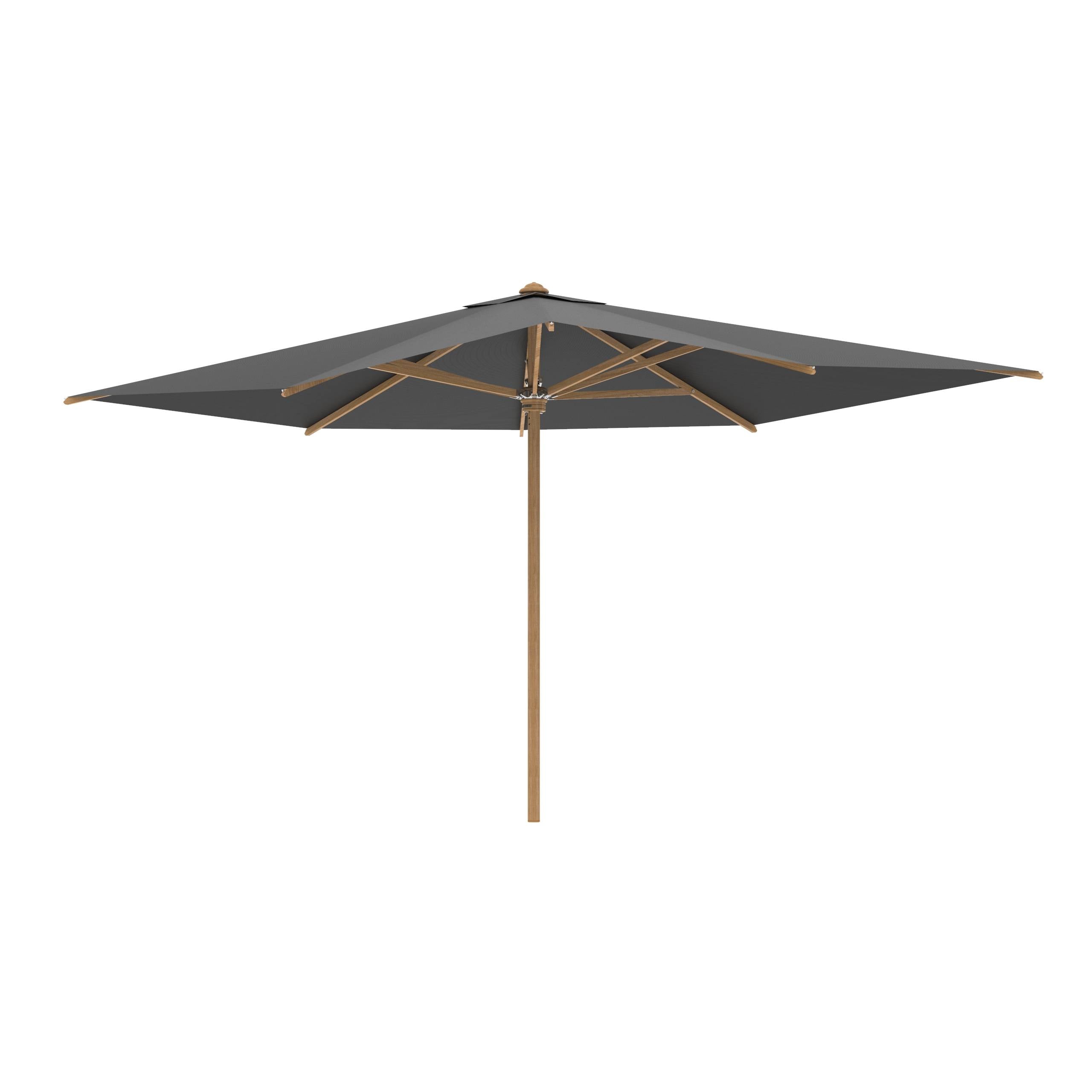 Shady Umbrella In Teak 3x4m Black Uni