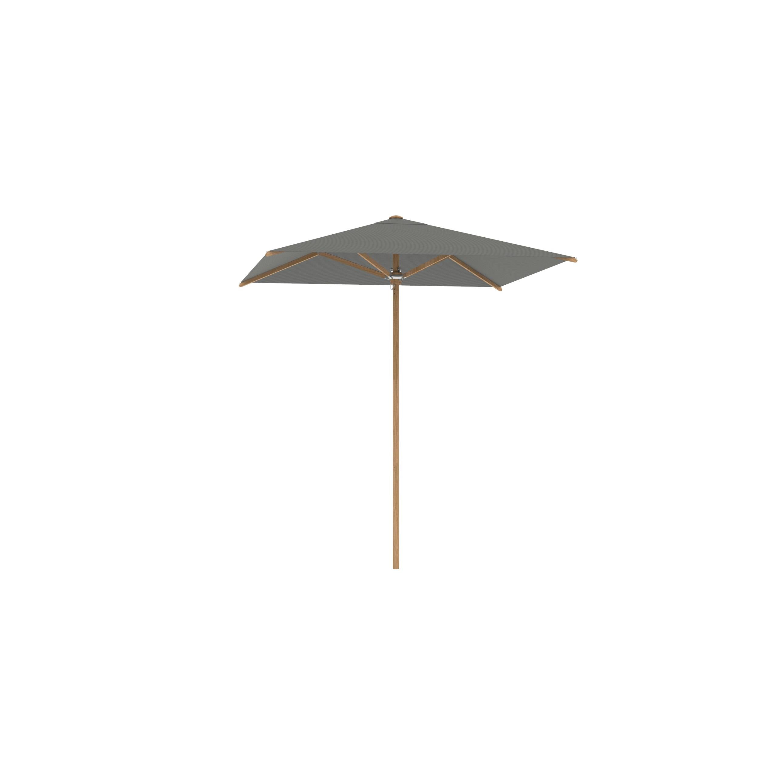 Shady Slim Umbrella In Teak 2.2x2.2m Rock