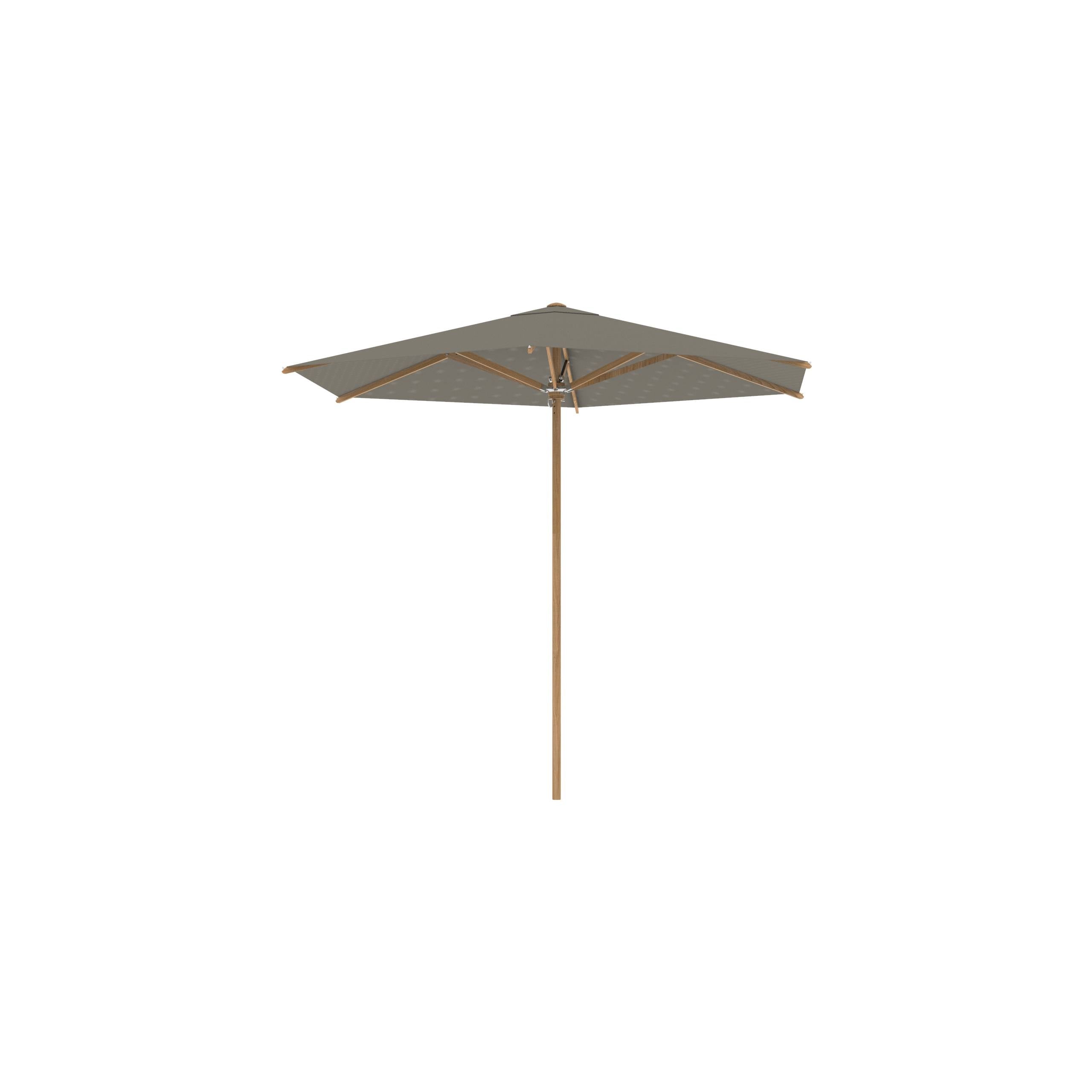 Shady Slim Umbrella In Teak Ø3m Cappuccino