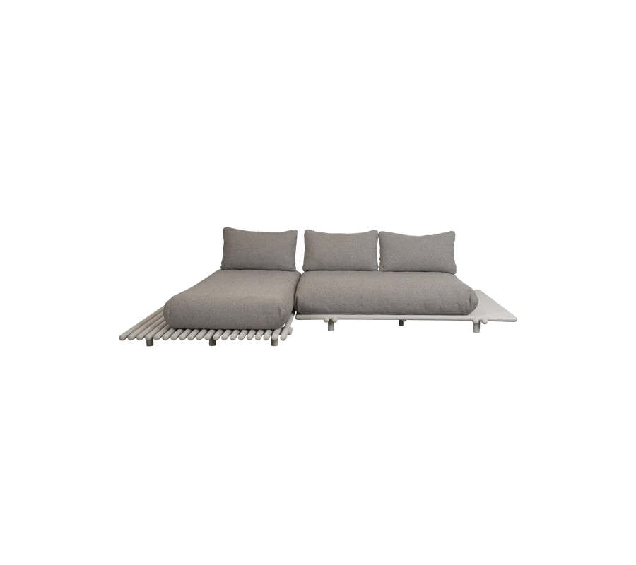 Cane-line Sticks Platform Sofa With Chaise Lounge