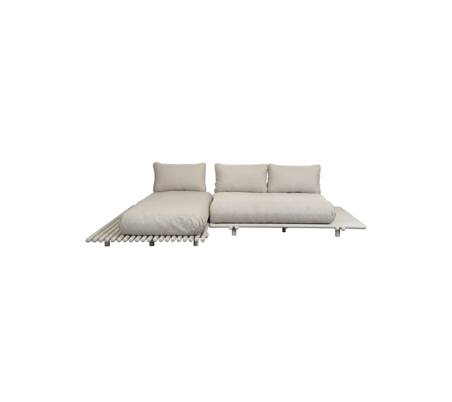 Cane-line Sticks Platform Sofa With Chaise Lounge
