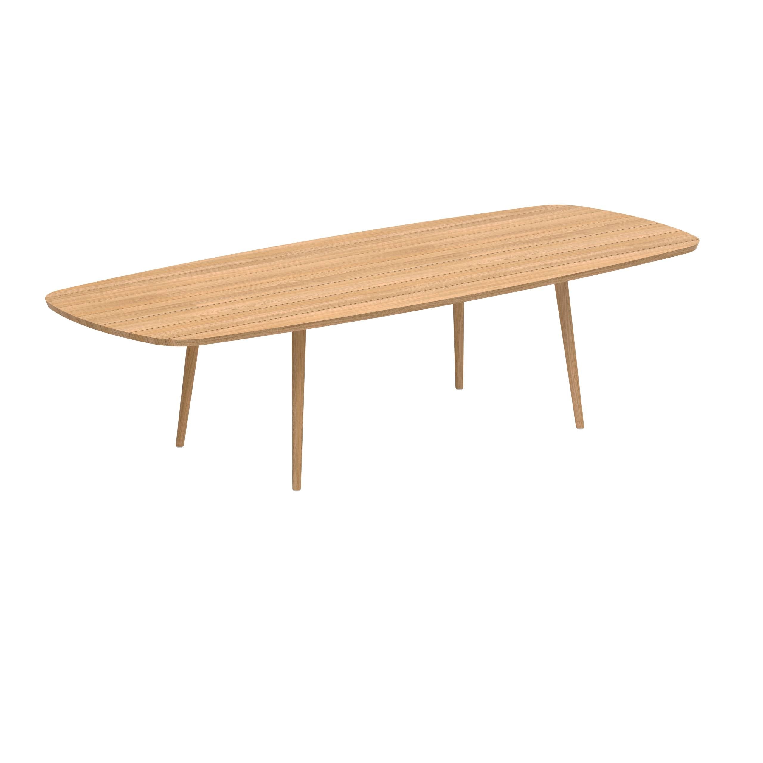 Styletto Standard Dining Table 300x120cm Teak