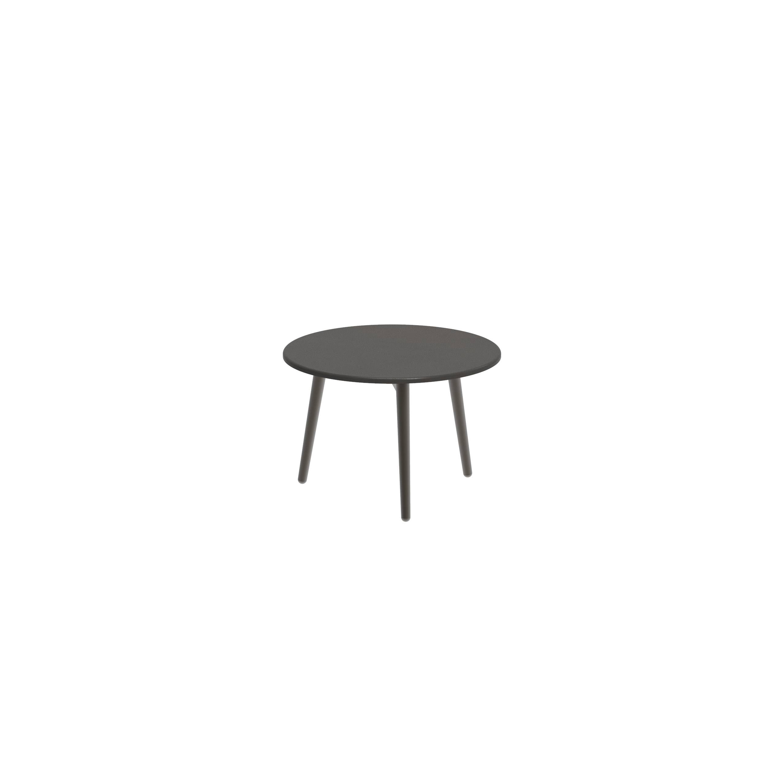 Styletto Side Table Ø40cm Bronze Lavastone Dusk