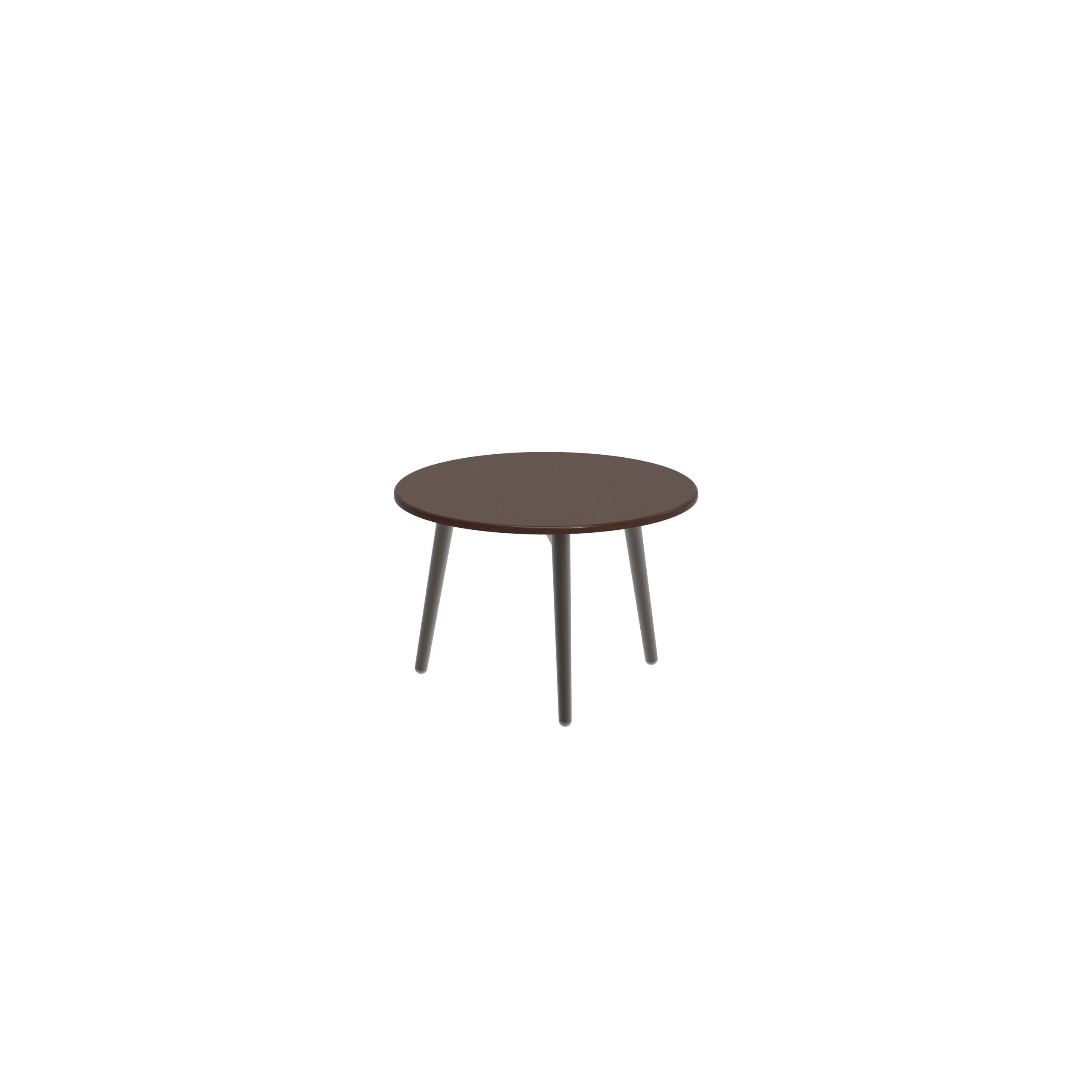 Styletto Side Table Ø40cm Bronze Lavastone Lava