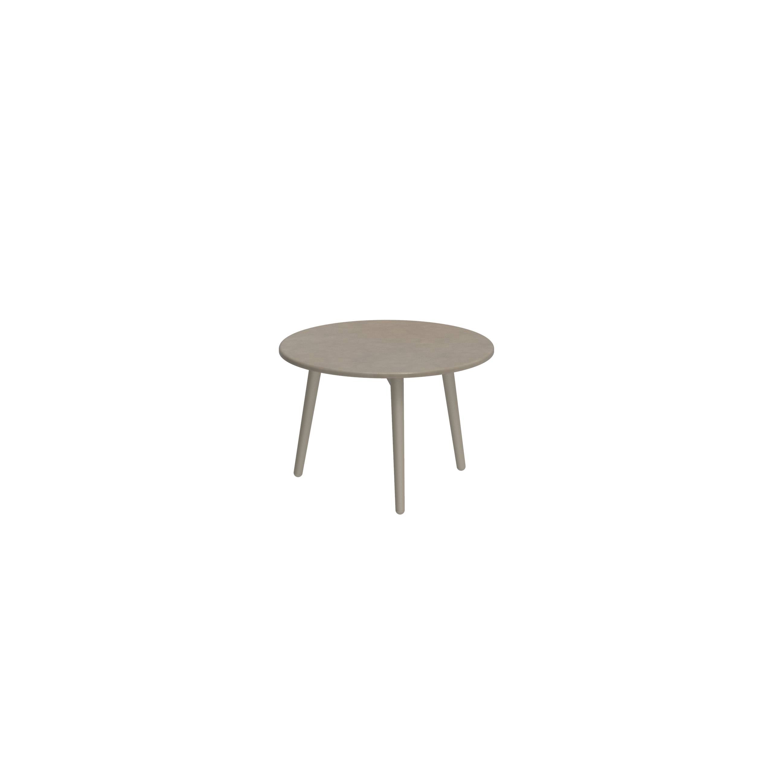 Styletto Side Table Ø40cm Sand Lavastone Moon