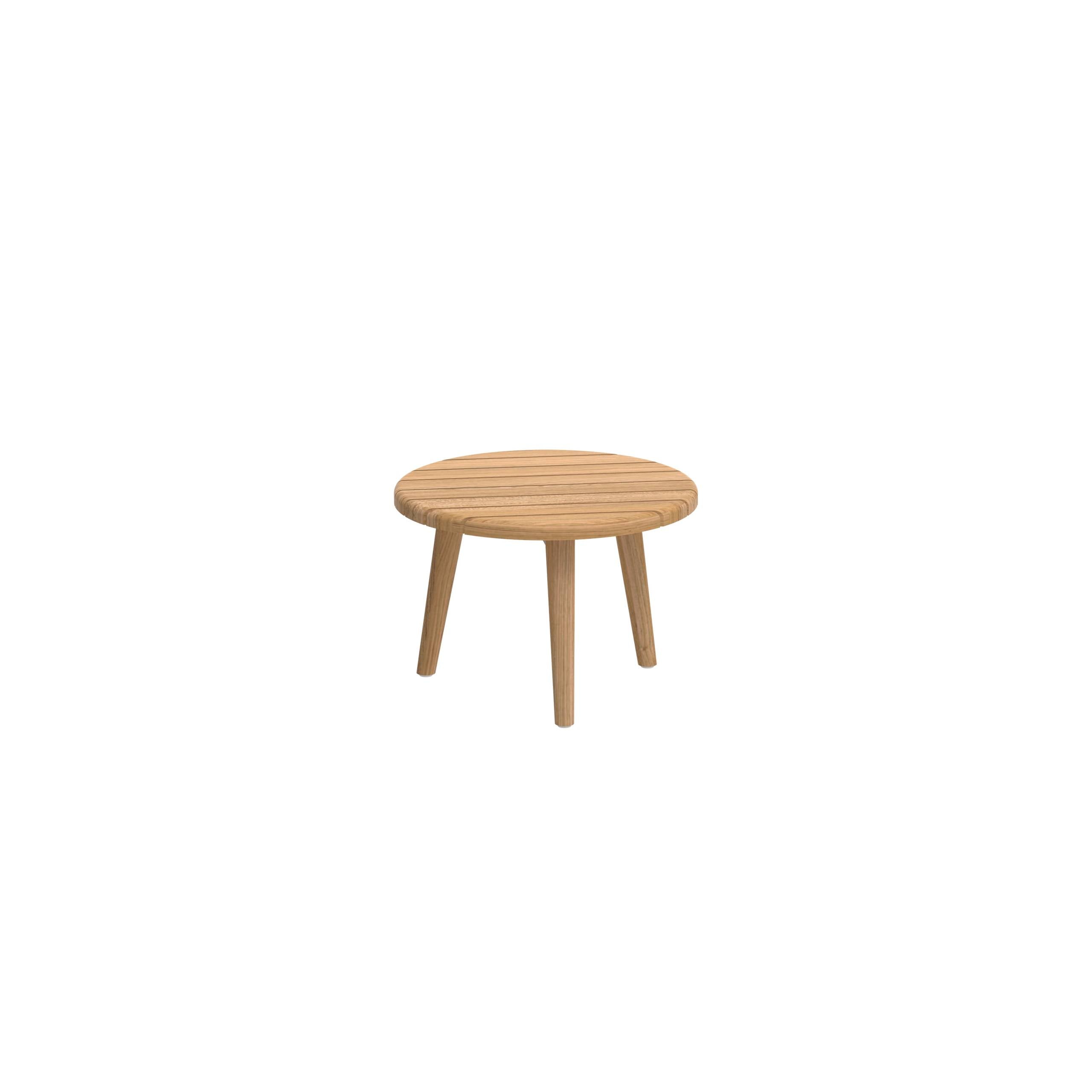 Styletto Side Table Ø40cm Teak