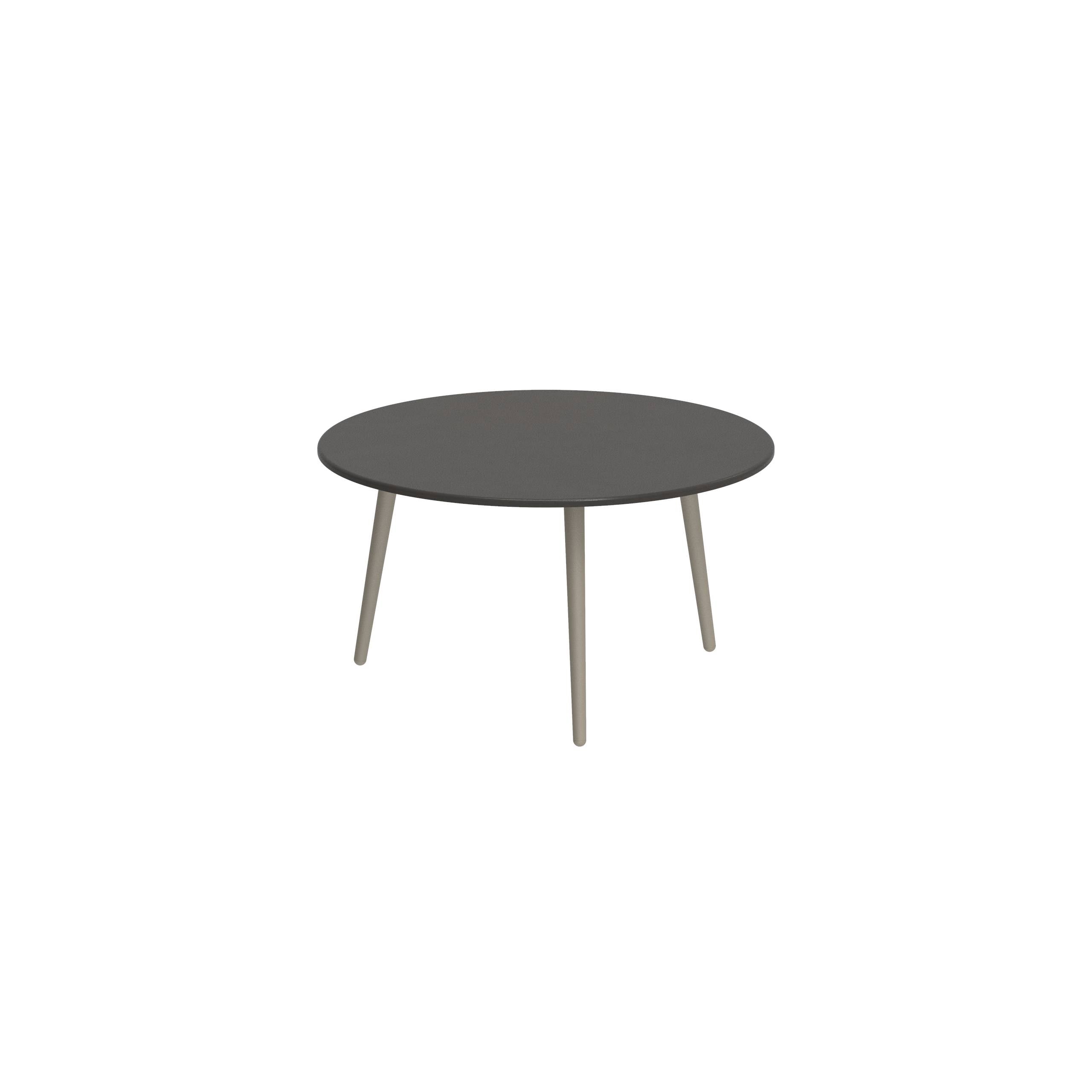 Styletto Side Table Ø60cm Sand Lavastone Dusk