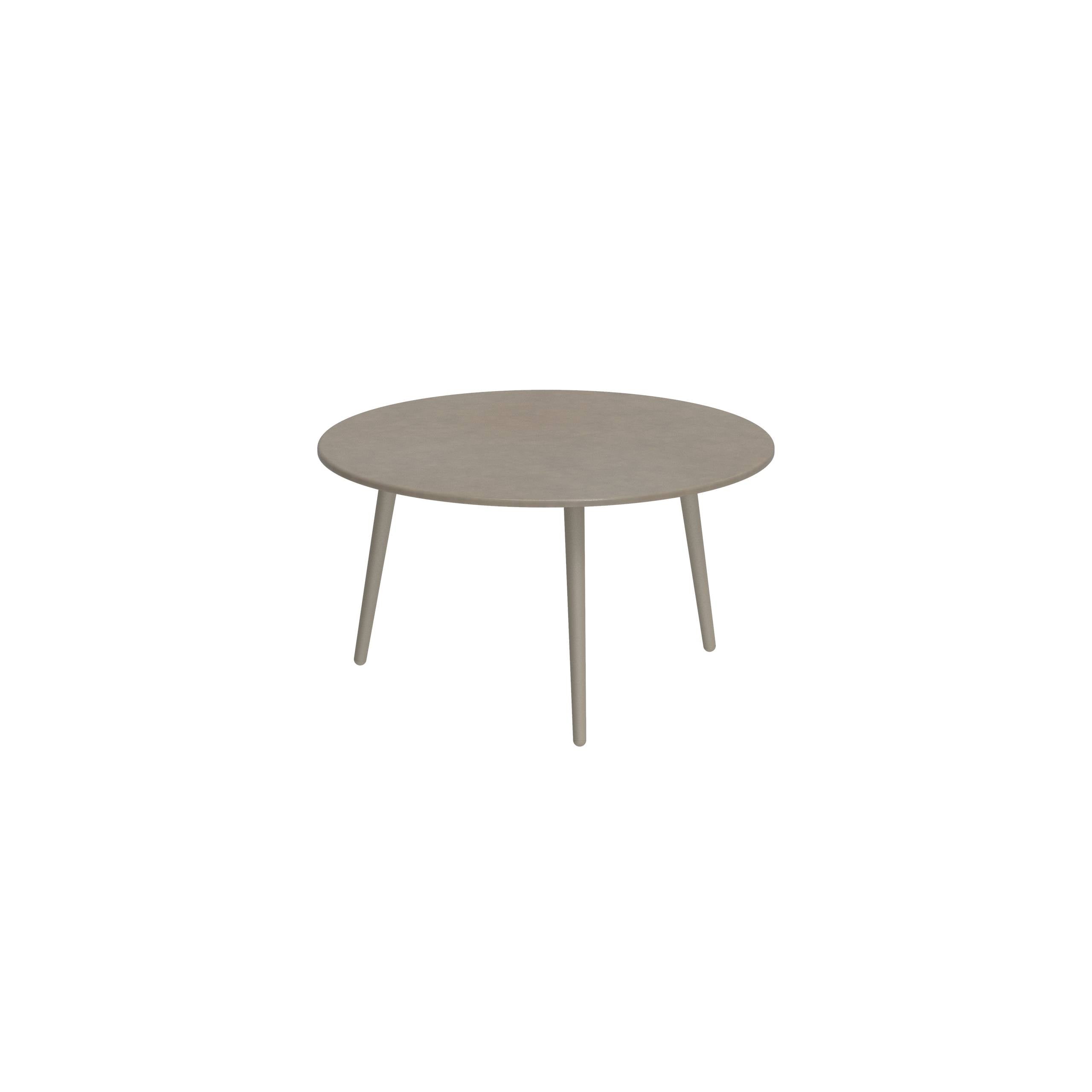 Styletto Side Table Ø60cm Sand Lavastone Moon