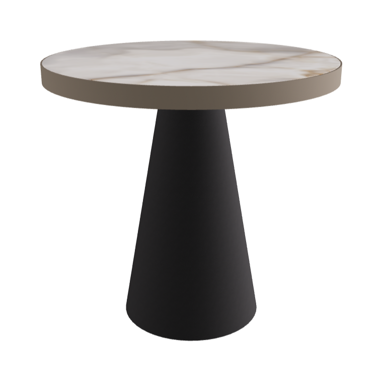 Diameter 79 x Height 75 cm_Alabastro_Black Embossed_Titanium Embossed