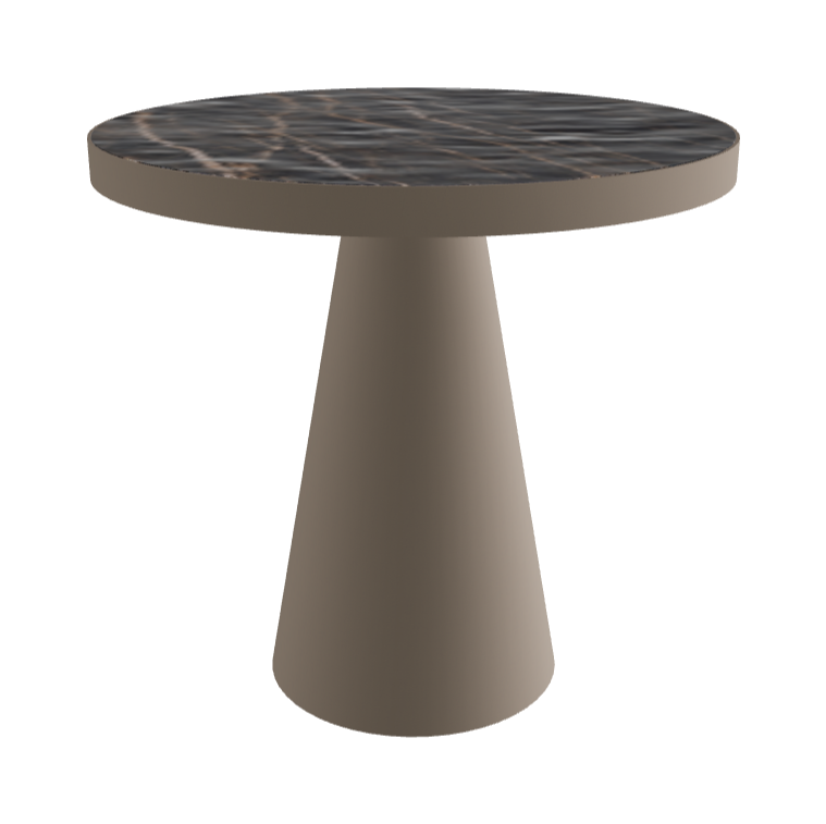 Diameter 79 x Height 75 cm_Matt Portoro_Titanium Embossed_Titanium Embossed