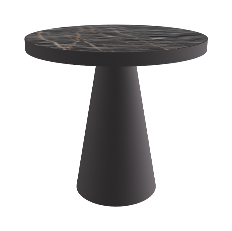 Diameter 79 x Height 75 cm_Matt Portoro_Graphite Embossed_Graphite Embossed