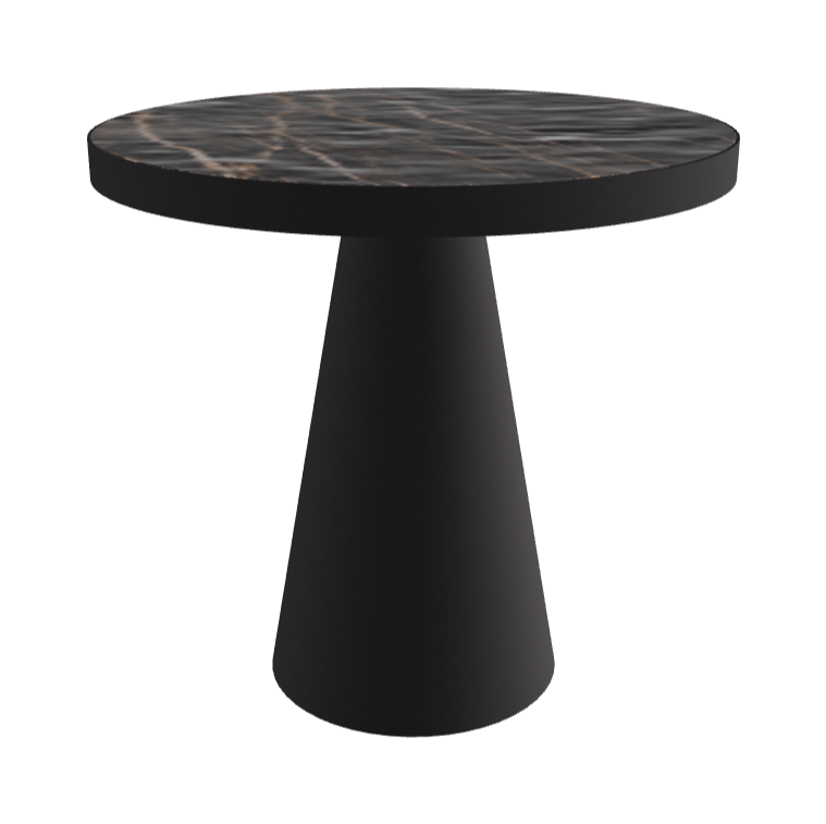 Diameter 79 x Height 75 cm_Matt Portoro_Black Embossed_Black Embossed