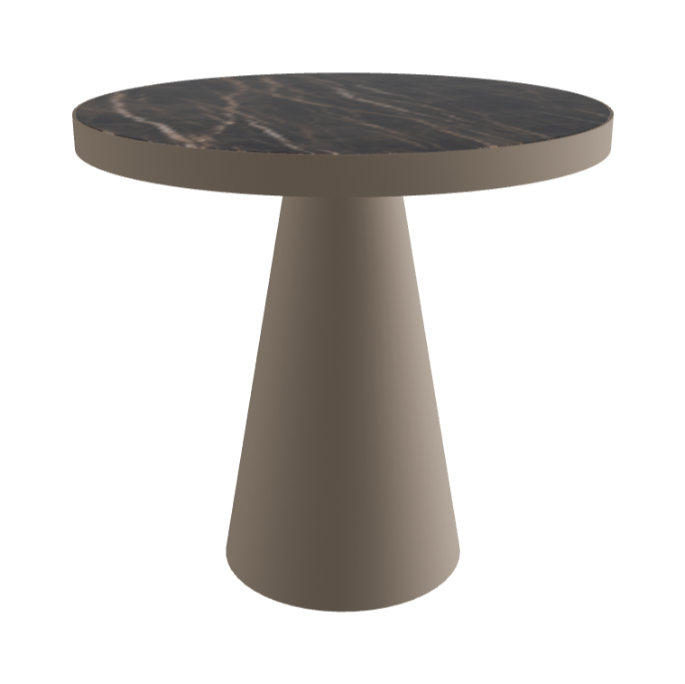 Diameter 79 x Height 75 cm_Glossy Portoro_Titanium Embossed_Titanium Embossed