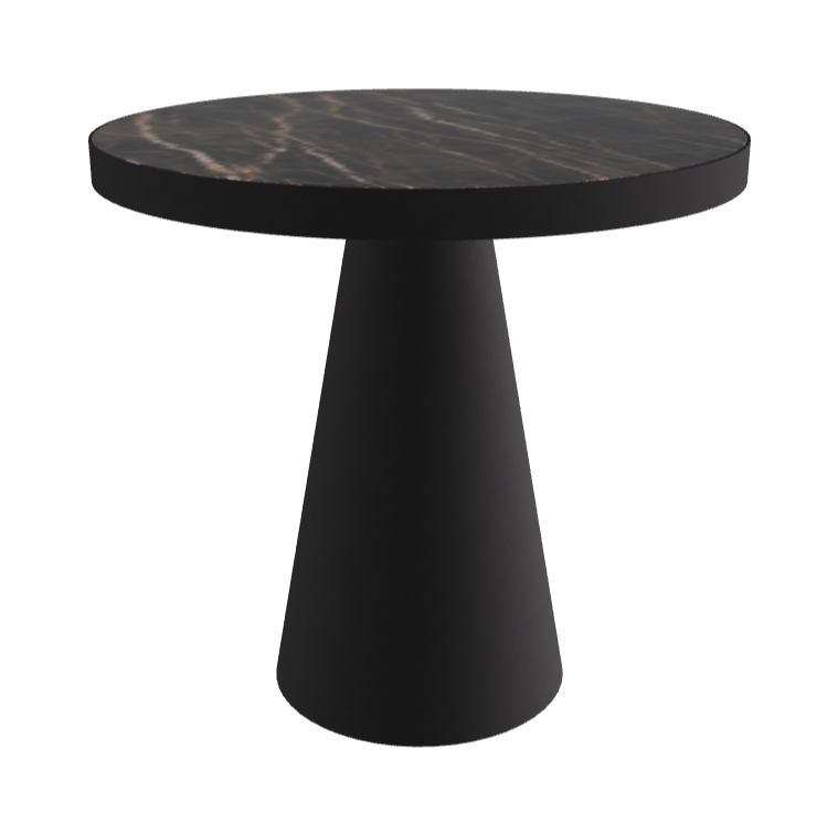 Diameter 79 x Height 75 cm_Glossy Portoro_Black Embossed_Black Embossed