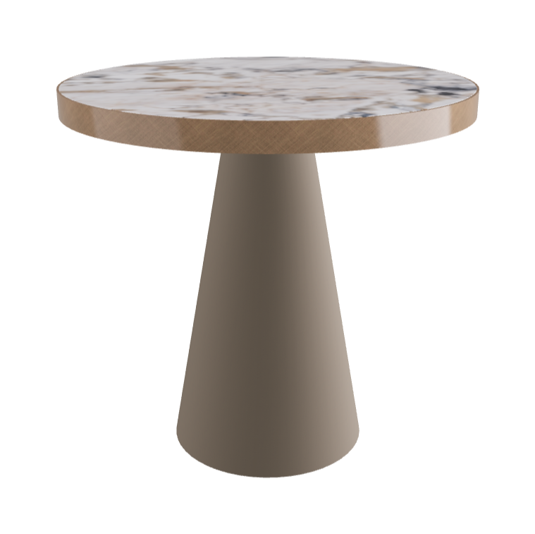 Diameter 79 x Height 75 cm_Makalu_Titanium Embossed_Brushed Bronze