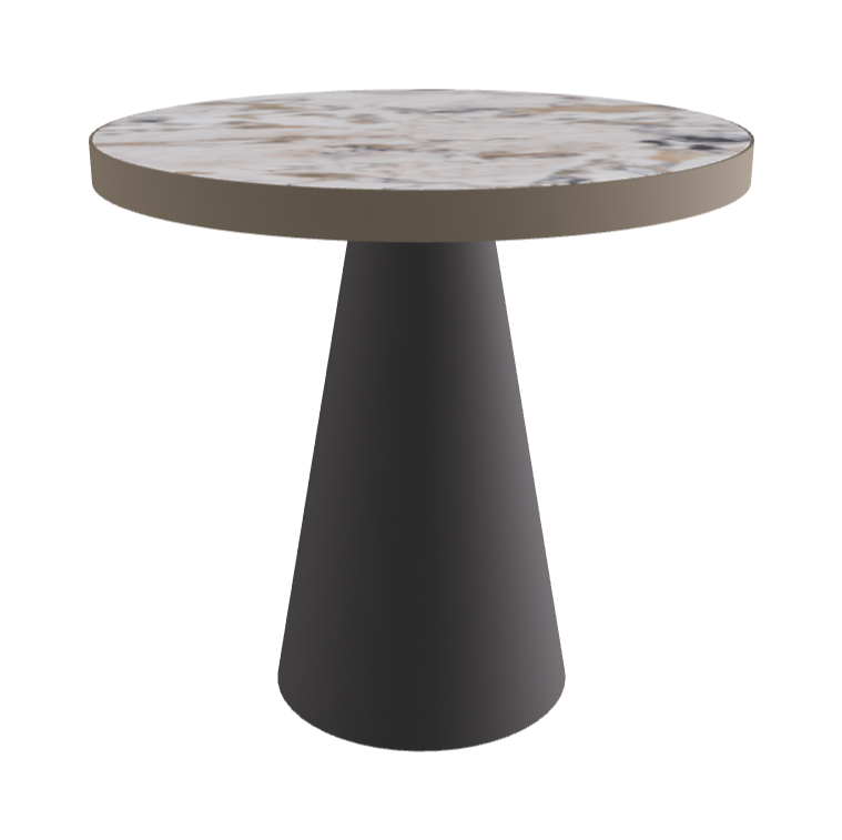 Diameter 79 x Height 75 cm_Makalu_Graphite Embossed_Titanium Embossed