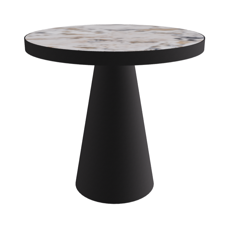 Diameter 79 x Height 75 cm_Makalu_Black Embossed_Black Embossed