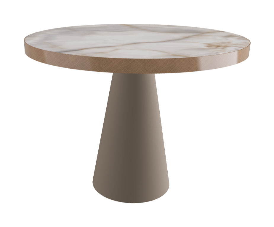 Diameter 99 x Height 75 cm_Alabastro_Titanium Embossed_Brushed Bronze