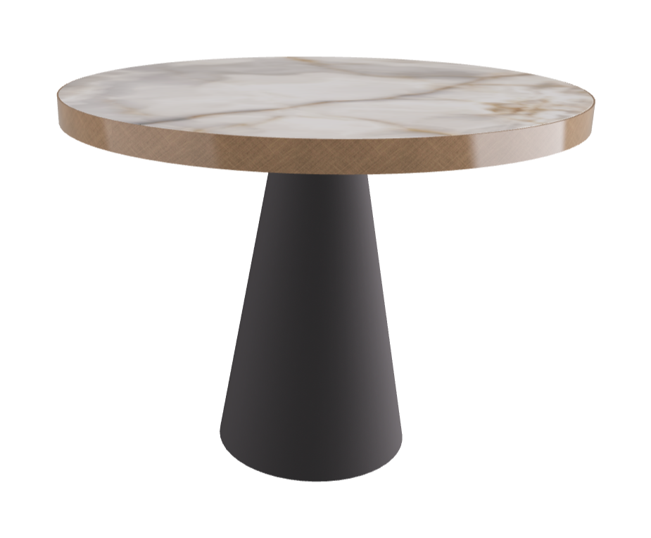 Diameter 99 x Height 75 cm_Alabastro_Graphite Embossed_Brushed Bronze