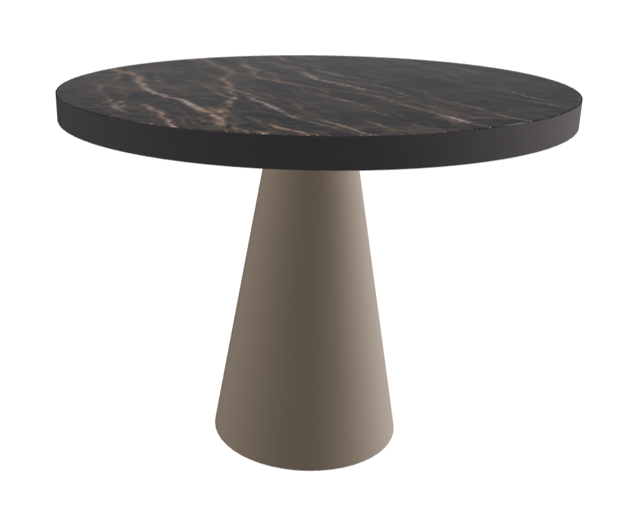 Diameter 99 x Height 75 cm_Glossy Portoro_Titanium Embossed_Graphite Embossed