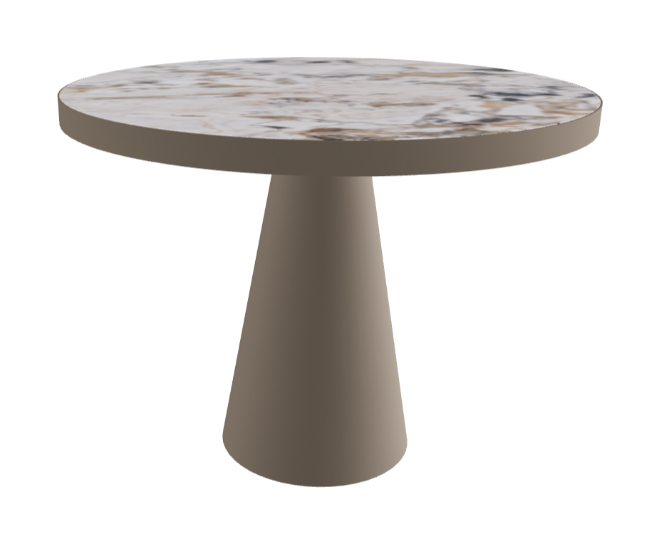 Diameter 99 x Height 75 cm_Makalu_Titanium Embossed_Titanium Embossed