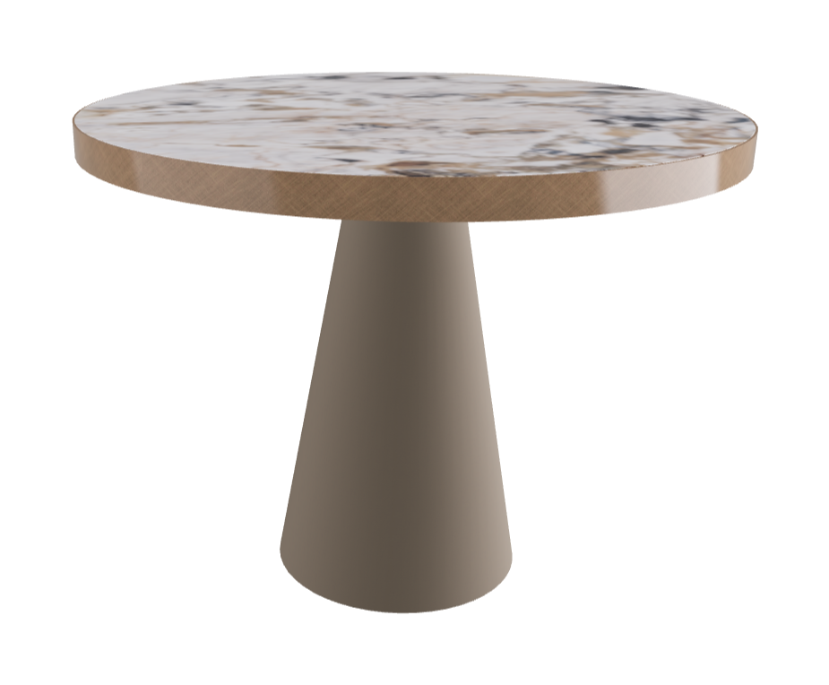 Diameter 99 x Height 75 cm_Makalu_Titanium Embossed_Brushed Bronze