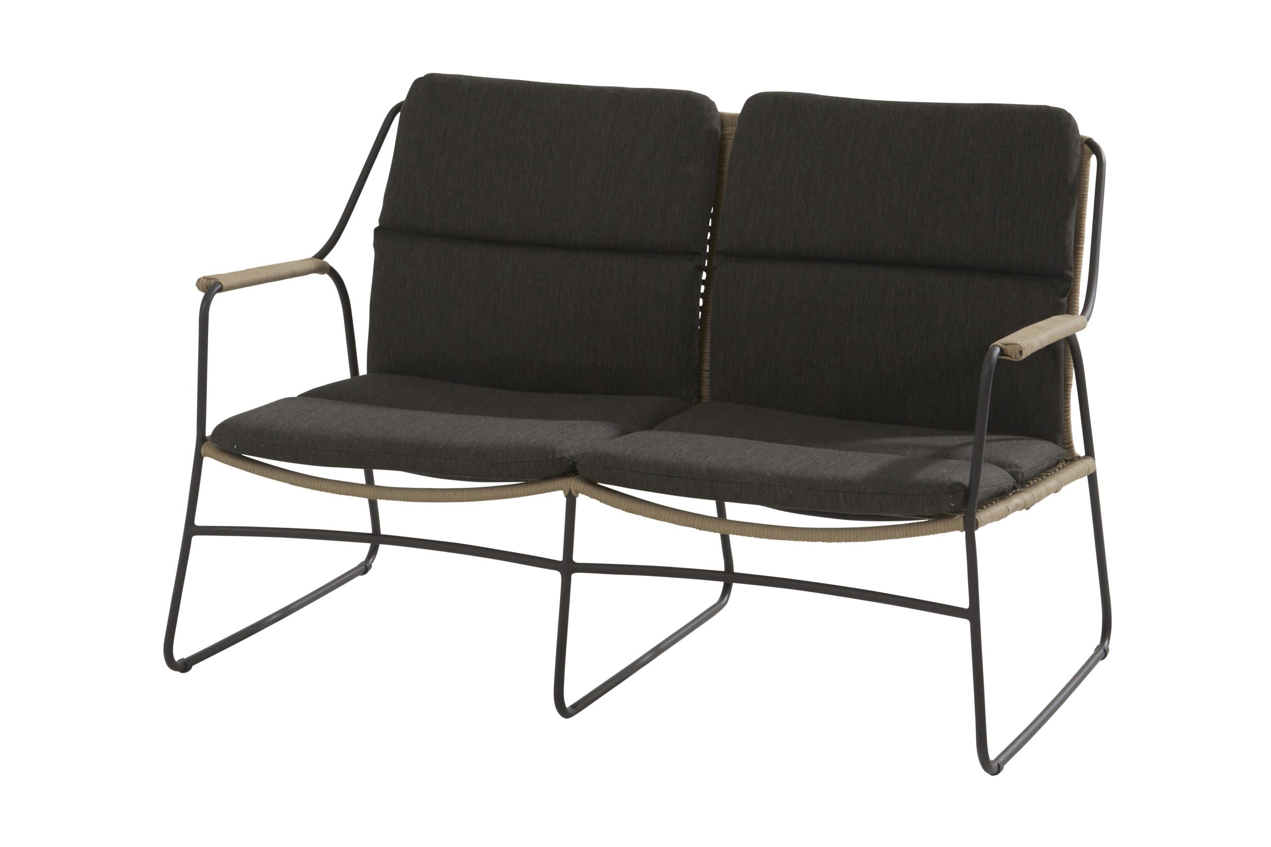 4 Seasons Outdoor Scandic Lounge Set With Axel Triangular Coffee Tables