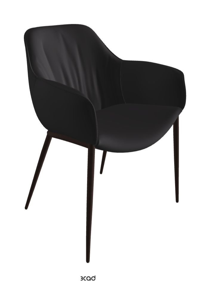 Scarlett ML Dining Armchair_Bronze Embossed_Glove Soft Leather_Hornet