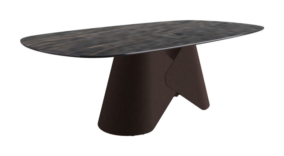 Cattelan Italia Scott Keramik Biscuit, Polygon & Boomerang Shaped Dining Table