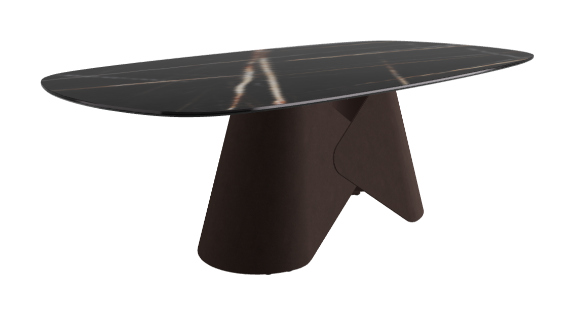 Cattelan Italia Scott Keramik Biscuit, Polygon & Boomerang Shaped Dining Table