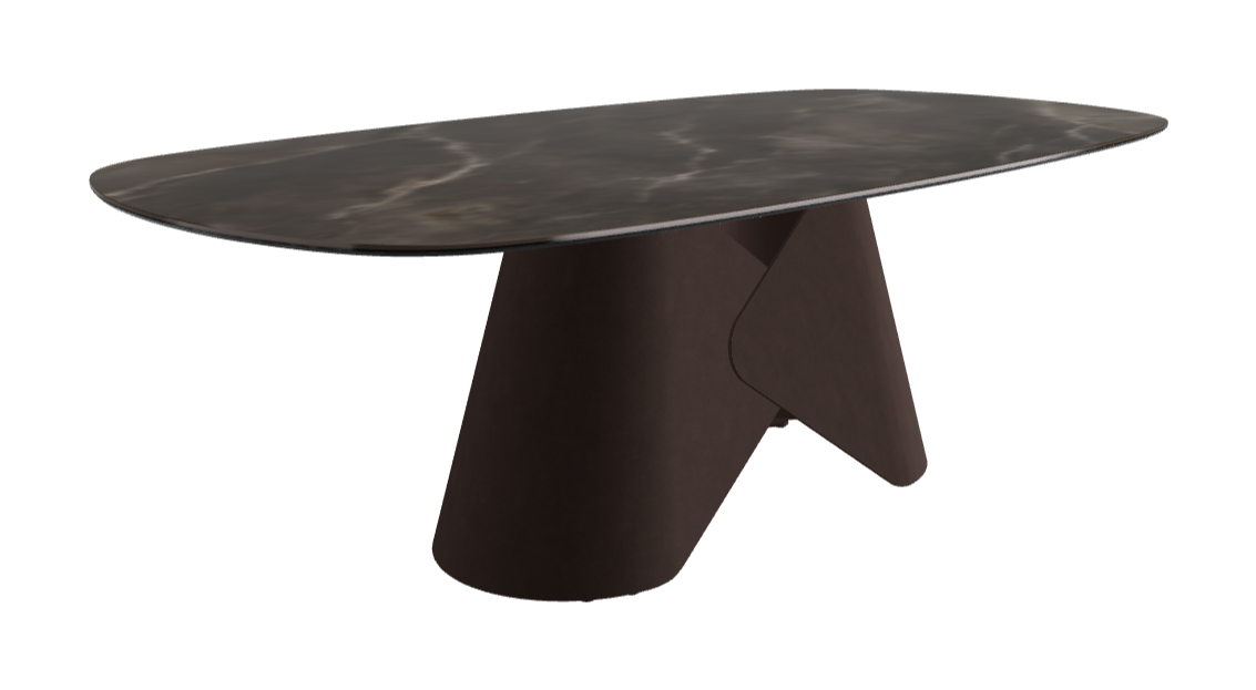 Cattelan Italia Scott Keramik Biscuit, Polygon & Boomerang Shaped Dining Table